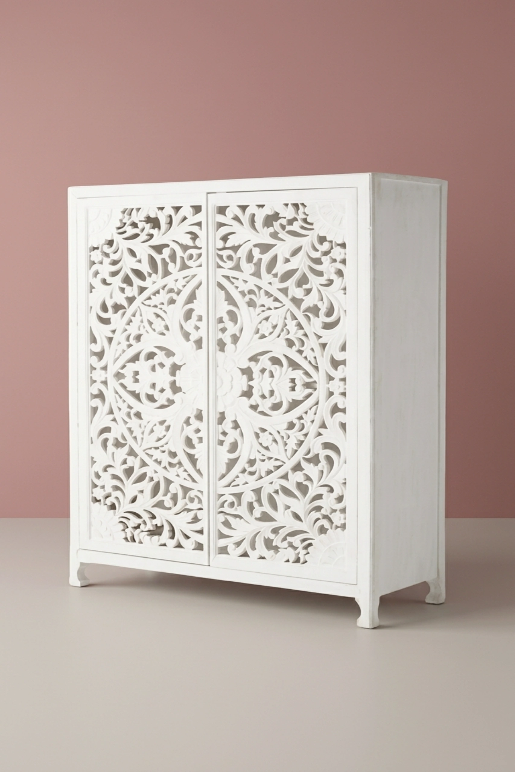 Lombok Handcarved 2 Door Wardrobe White, buy lombok handcarved door wardrobe, luxury lombok handcarved door wardrobe, handcrafted lombok handcarved door wardrobe, lombok handcarved door wardrobe indiaLombok_Handcarved_2_Door_Wardrobe_White_image_01_front_view_luxury_storage_wardrobe_armoire_cupboard_handcrafted_bedroom_living_room_artisan_premium_interior_furniture.webp