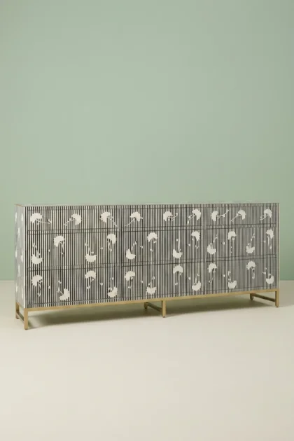 Ada Bone Inlay 9 Drawer Sideboard Black, buy ada bone inlay drawer, luxury ada bone inlay drawer, handcrafted ada bone inlay drawer, handmade ada bone inlay drawer, ada bone inlay drawer online, adaada-bone-inlay-9-drawer-sideboard-black-black-furniture-bone-inlay-furniture-buffet-cabinet-handmade-bone-inlay-sideboard-01.webp