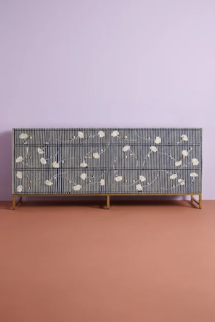 Ada Bone Inlay Chest of 6 Drawers Indigo Blue, buy ada bone inlay chest, luxury ada bone inlay chest, handcrafted ada bone inlay chest, handmade ada bone inlay chest, ada bone inlay chest online, adaada-bone-inlay-chest-of-6-drawers-indigo-blue-blue-furniture-bone-inlay-furniture-chest-of-drawers-drawers-cabinet-handmade-bone-inlay-storage-furniture-01.webp