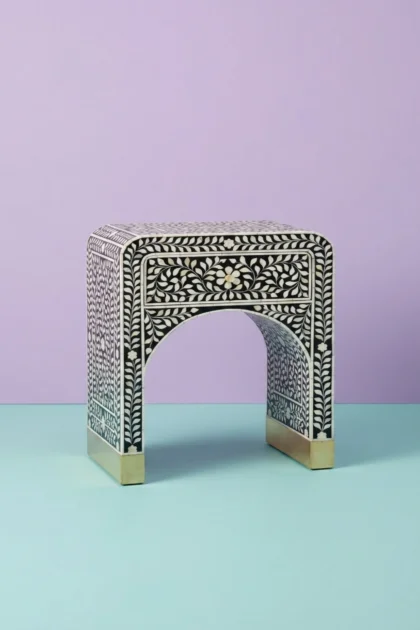 Alice Bone Inlay Bedside Table with Drawers Black, buy alice bone inlay bedside, luxury alice bone inlay bedside, handcrafted alice bone inlay bedside, handmade alice bone inlay bedside, alice bonealice-bone-inlay-bedside-table-with-drawers-black-bedside-table-black-furniture-bone-inlay-furniture-furniture-table-handmade-bone-inlay-nightstand-01.webp