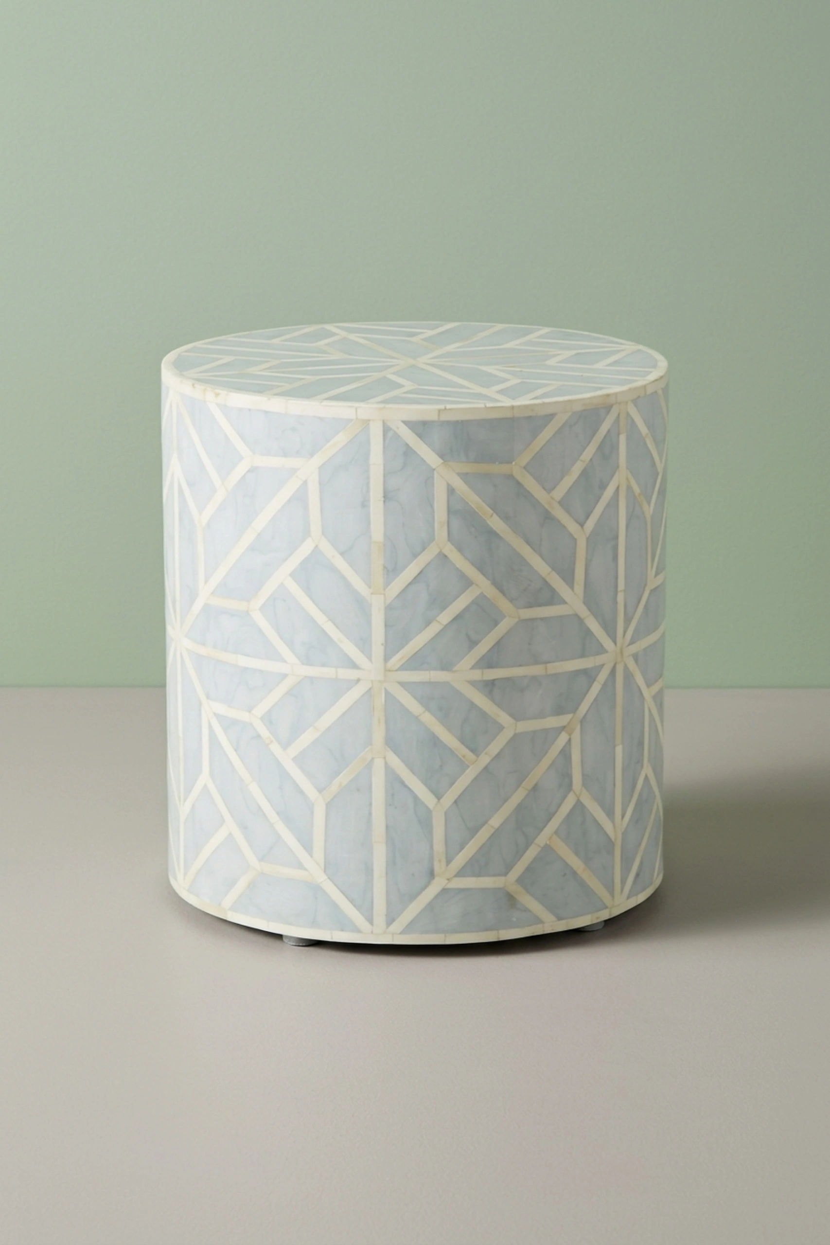 Amelia Bone Inlay Geometric Side Table Sky Blue, buy amelia bone inlay geometric, luxury amelia bone inlay geometric, handcrafted amelia bone inlay geometric, handmade amelia bone inlay geometric, skyamelia-bone-inlay-geometric-side-table-sky-blue-blue-furniture-bone-inlay-furniture-furniture-table-geometric-design-geometric-pattern-handmade-bone-inlay-01.webp