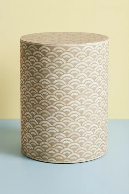 Arc Bone Inlay End Table Mud Grey, buy arc bone inlay end, luxury arc bone inlay end, handcrafted arc bone inlay end, handmade arc bone inlay end, arc bone inlay end online, arc bone inlay end indiaarc-bone-inlay-end-table-mud-grey-bone-inlay-furniture-furniture-table-grey-furniture-handmade-bone-inlay-01.webp