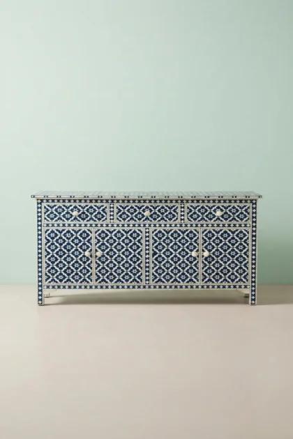 Arctic Bone Inlay Sideboard Indigo Blue, buy arctic bone inlay sideboard, luxury arctic bone inlay sideboard, handcrafted arctic bone inlay sideboard, handmade arctic bone inlay sideboard, arctic bonearctic-bone-inlay-sideboard-indigo-blue-blue-furniture-bone-inlay-furniture-buffet-cabinet-handmade-bone-inlay-sideboard-01.webp