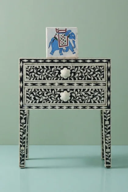 Black Bone Inlay 2 Drawer Bedside Long Leg, buy black bone inlay drawer, luxury black bone inlay drawer, handcrafted black bone inlay drawer, handmade black bone inlay drawer, black bone inlay giftblack-bone-inlay-2-drawer-bedside-long-leg-bedside-table-black-furniture-bone-inlay-furniture-handmade-bone-inlay-nightstand-01.webp
