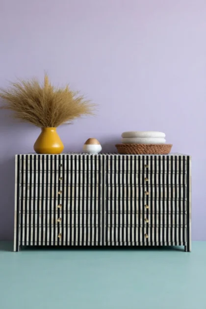 Black Stripe Bone Inlay Jewelry Dresser, buy black stripe bone inlay, luxury black stripe bone inlay, handcrafted black stripe bone inlay, handmade black stripe bone inlay, black stripe bone giftblack-stripe-bone-inlay-jewelry-dresser-bedroom-storage-black-furniture-bone-inlay-furniture-dresser-handmade-bone-inlay-striped-design-stripe-pattern-01.webp