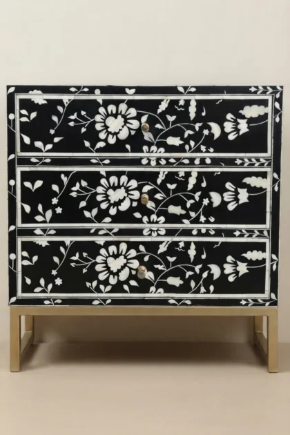 Blooming Flowers Bone Inlay Bedside Black, buy blooming flowers bone inlay, luxury blooming flowers bone inlay, handcrafted blooming flowers bone inlay, handmade blooming flowers bone inlay, bloomingblooming-flowers-bone-inlay-bedside-black-bedside-table-black-furniture-bone-inlay-furniture-handmade-bone-inlay-nightstand-01.webp