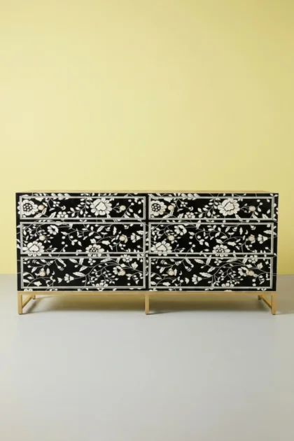 Blooming Flowers Bone Inlay Chest Black, buy blooming flowers bone inlay, luxury blooming flowers bone inlay, handcrafted blooming flowers bone inlay, handmade blooming flowers bone inlay, bone inlayblooming-flowers-bone-inlay-chest-black-black-furniture-bone-inlay-furniture-chest-of-drawers-drawers-cabinet-handmade-bone-inlay-storage-furniture-01.webp