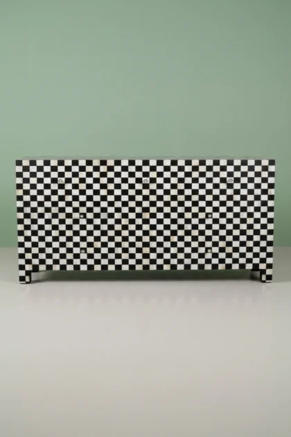 Bone Inlay 7 Drawer Checkerboard Dresser Black, buy bone inlay drawer checkerboard, luxury bone inlay drawer checkerboard, handcrafted bone inlay drawer checkerboard, bone inlay drawer gift, bonebone-inlay-7-drawer-checkerboard-dresser-black-bedroom-storage-black-furniture-bone-inlay-furniture-dresser-handmade-bone-inlay-01.webp