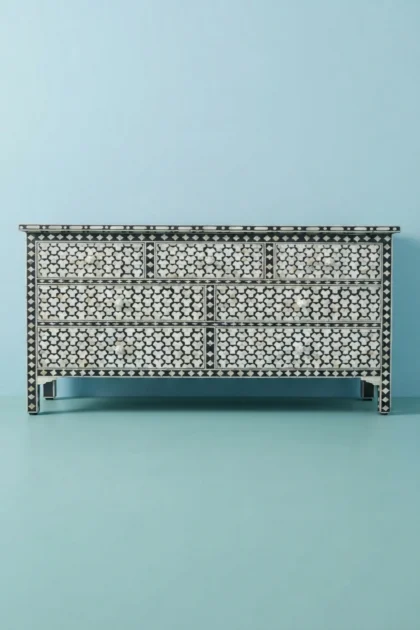 Bone Inlay 7 Drawer Targua Chest Black, buy bone inlay drawer targua, luxury bone inlay drawer targua, handcrafted bone inlay drawer targua, handmade bone inlay drawer targua, bone inlay drawer giftbone-inlay-7-drawer-targua-chest-black-black-furniture-bone-inlay-furniture-chest-of-drawers-drawers-cabinet-handmade-bone-inlay-storage-furniture-01.webp
