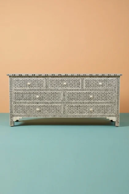 Bone Inlay Eye Design Chest of 7 Drawers Black, buy bone inlay eye design, luxury bone inlay eye design, handcrafted bone inlay eye design, handmade bone inlay eye design, bone inlay eye design onlinebone-inlay-eye-design-chest-of-7-drawers-black-black-furniture-bone-inlay-furniture-chest-of-drawers-drawers-cabinet-handmade-bone-inlay-storage-furniture-01.webp
