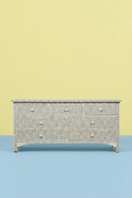 Bone Inlay Eye Design Chest of 7 Drawers Grey, buy bone inlay eye design, luxury bone inlay eye design, handcrafted bone inlay eye design, handmade bone inlay eye design, bone inlay eye design onlinebone-inlay-eye-design-chest-of-7-drawers-grey-bone-inlay-furniture-chest-of-drawers-drawers-cabinet-grey-furniture-handmade-bone-inlay-storage-furniture-01.webp
