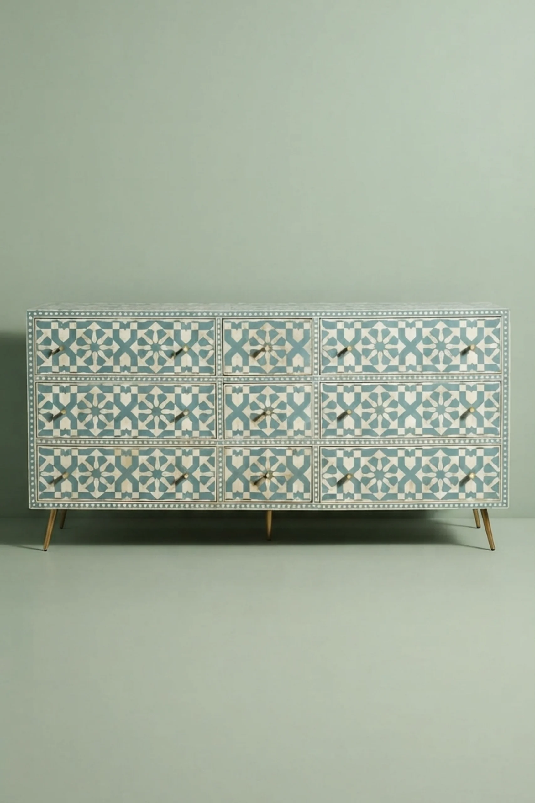 Bone Inlay Moroccan 9 Drawer Chest Green, buy bone inlay moroccan drawer, luxury bone inlay moroccan drawer, handcrafted bone inlay moroccan drawer, handmade bone inlay moroccan drawer, bone inlaybone-inlay-moroccan-9-drawer-chest-green-bone-inlay-furniture-chest-of-drawers-drawers-cabinet-green-furniture-handmade-bone-inlay-moroccan-design-storage-furniture-01.webp