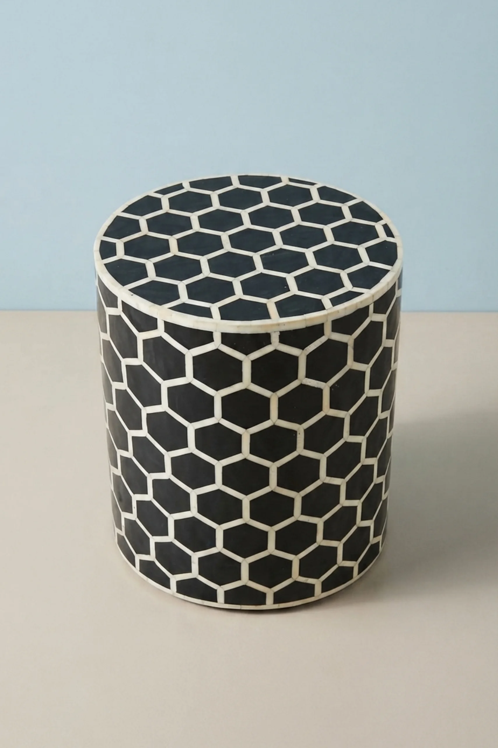 bone-inlay-round-stool-honeycomb-design-black-accent-stool-black-furniture-bone-inlay-furniture-handmade-bone-inlay-stool-02.webp