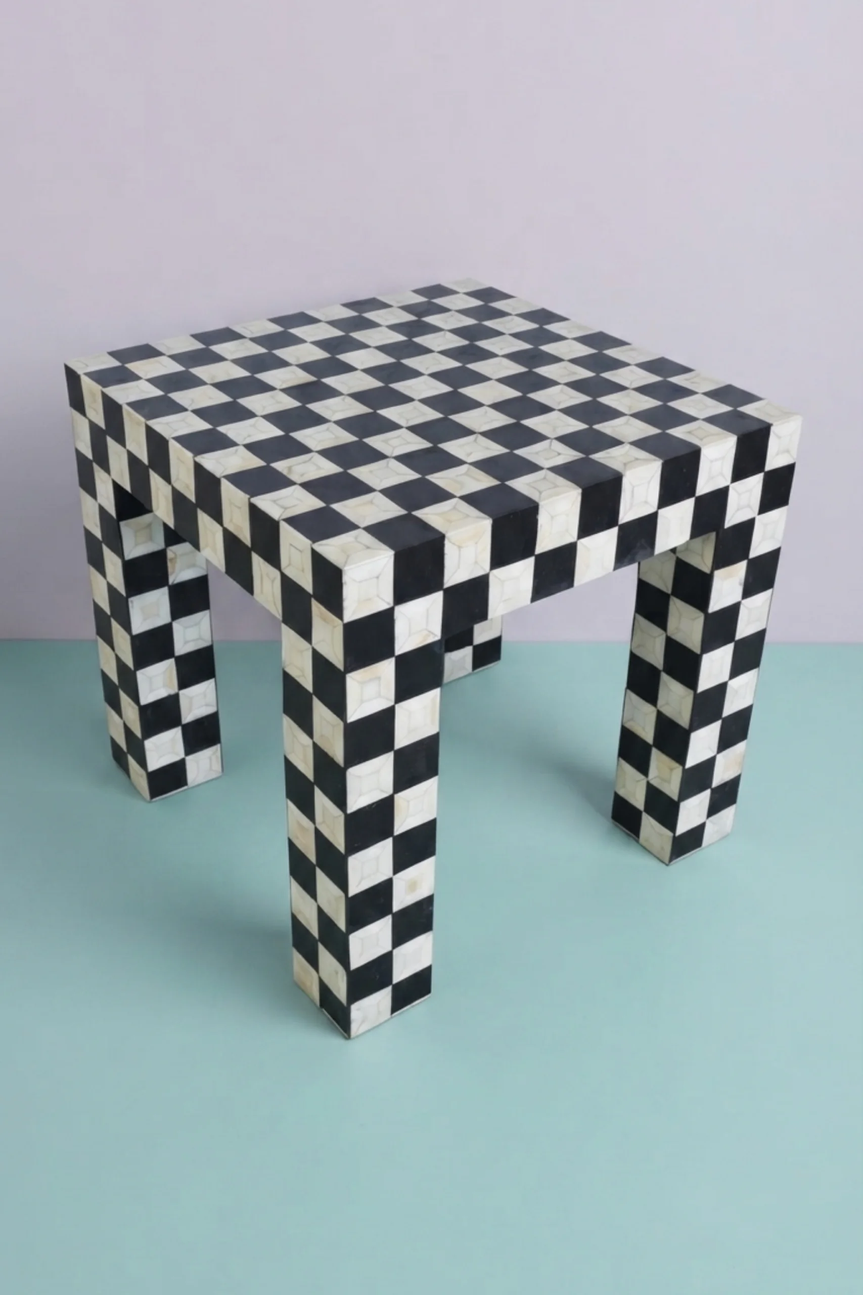 Bone Inlay Side Table Chessboard Design Black, buy bone inlay side table, luxury bone inlay side table, handcrafted bone inlay side table, handmade bone inlay side table, bone inlay side table onlinebone-inlay-side-table-chessboard-design-black-black-furniture-bone-inlay-furniture-furniture-table-handmade-bone-inlay-01.webp