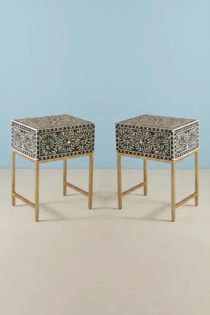 COMBO Bone Inlay Floral Bedside Table Black, buy combo bone inlay floral, luxury combo bone inlay floral, handcrafted combo bone inlay floral, handmade combo bone inlay floral, combo bone inlay giftcombo-bone-inlay-floral-bedside-table-black-bedside-table-black-furniture-bone-inlay-furniture-floral-design-floral-pattern-flower-motif-furniture-table-handmade-b-01.webp