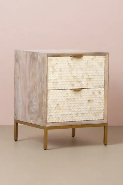 Cora Bone Inlay 2 Drawer Bedside, buy cora bone inlay drawer, luxury cora bone inlay drawer, handcrafted cora bone inlay drawer, handmade cora bone inlay drawer, cora bone inlay drawer online, coracora-bone-inlay-2-drawer-bedside-bedside-table-bone-inlay-furniture-handmade-bone-inlay-nightstand-01.webp
