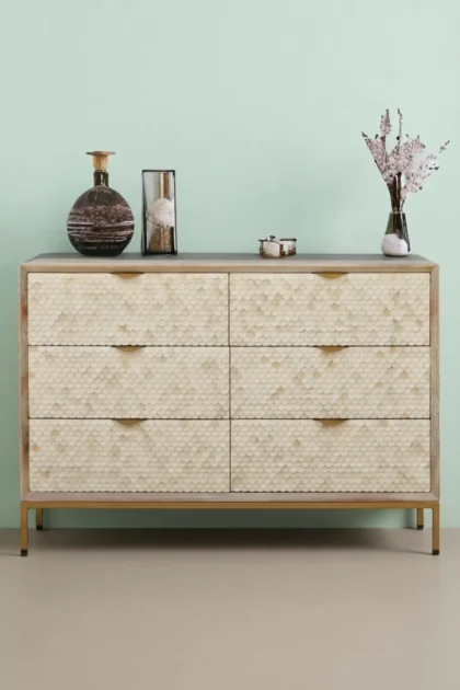 Cora Bone Inlay 6 Drawer Dresser, buy cora bone inlay drawer, luxury cora bone inlay drawer, handcrafted cora bone inlay drawer, handmade cora bone inlay drawer, cora bone inlay drawer online, coracora-bone-inlay-6-drawer-dresser-bedroom-storage-bone-inlay-furniture-dresser-handmade-bone-inlay-01.webp