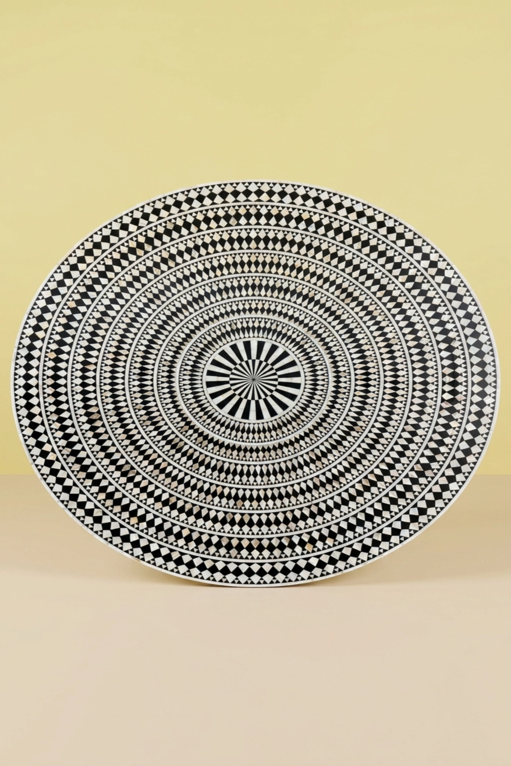 Diamond MOP Inlay Round Dining Table Top Black, buy diamond mop inlay round, luxury diamond mop inlay round, handcrafted diamond mop inlay round, handmade diamond mop inlay round, diamond mop, diamonddiamond-mop-inlay-round-dining-table-top-black-black-furniture-diamond-pattern-dining-room-furniture-dining-table-furniture-table-mop-inlay-furniture-mother-o-01.webp