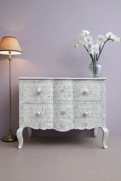 Estelle Mother of Pearl Inlay Curved Dresser Ivory, buy estelle mother pearl inlay, luxury estelle mother pearl inlay, handcrafted estelle mother pearl inlay, handmade estelle mother pearl inlayestelle-mother-of-pearl-inlay-curved-dresser-ivory-bedroom-storage-dresser-ivory-furniture-mop-inlay-furniture-mother-of-pearl-inlay-01.webp