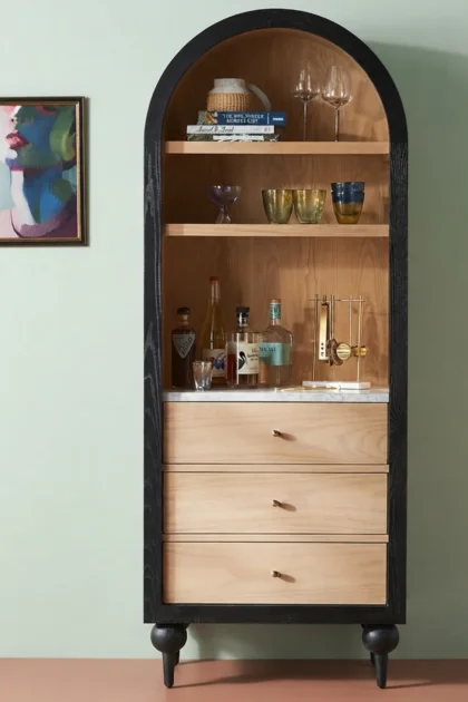 Fern Bookcase Black, buy fern bookcase black, luxury fern bookcase black, handcrafted fern bookcase black, handmade fern bookcase black, fern bookcase black online, fern bookcase black india, fernfern-bookcase-black-black-furniture-bookcase-bookshelf-01.webp