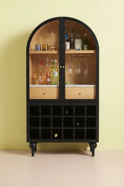Fern Single Drawer Bar Cabinet Black, buy fern single drawer bar, luxury fern single drawer bar, handcrafted fern single drawer bar, handmade fern single drawer bar, fern single drawer bar online, barfern-single-drawer-bar-cabinet-black-bar-cabinet-black-furniture-chest-of-drawers-storage-cabinet-01.webp