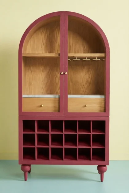 Fern Single Drawer Bar Cabinet Red, buy fern single drawer bar, luxury fern single drawer bar, handcrafted fern single drawer bar, handmade fern single drawer bar, fern single drawer bar online, fernfern-single-drawer-bar-cabinet-red-bar-cabinet-chest-of-drawers-red-furniture-storage-cabinet-01.webp