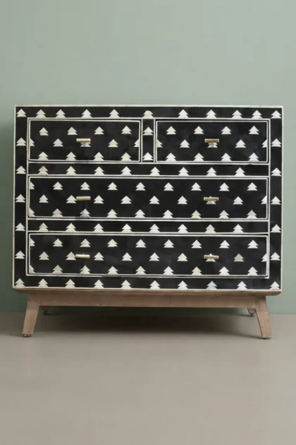 Fir Bone Inlay Chest of 4 Drawers Black, buy fir bone inlay chest, luxury fir bone inlay chest, handcrafted fir bone inlay chest, handmade fir bone inlay chest, fir bone inlay chest online, fir bonefir-bone-inlay-chest-of-4-drawers-black-black-furniture-bone-inlay-furniture-chest-of-drawers-drawers-cabinet-handmade-bone-inlay-storage-furniture-01.webp