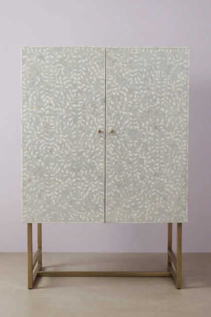 Floral Spiral Bone Inlay Bar Cabinet Grey, buy floral spiral bone inlay, luxury floral spiral bone inlay, handcrafted floral spiral bone inlay, handmade floral spiral bone inlay, floral spiral, floralfloral-spiral-bone-inlay-bar-cabinet-grey-bar-cabinet-bone-inlay-furniture-chest-of-drawers-floral-design-floral-pattern-flower-motif-grey-furniture-handmade-bone-inlay-01.webp