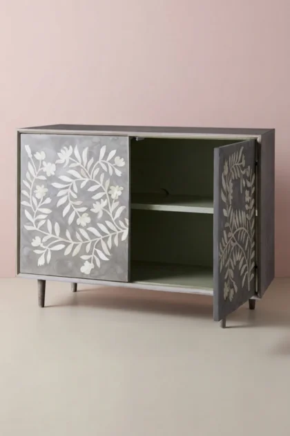 Flower Bone Inlay 2 Door Cabinet Dusk, buy flower bone inlay door, luxury flower bone inlay door, handcrafted flower bone inlay door, handmade flower bone inlay door, flower bone inlay door onlineflower-bone-inlay-2-door-cabinet-dusk-bone-inlay-furniture-botanical-design-chest-of-drawers-flower-pattern-handmade-bone-inlay-storage-cabinet-01.webp