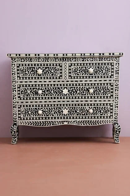 Grace Bone Inlay 4 Drawer Dresser Black Black Bone Inlay Dresser, buy grace bone inlay drawer, luxury grace bone inlay drawer, handcrafted grace bone inlay drawer, handmade grace bone inlay drawergrace-bone-inlay-4-drawer-dresser-black-black-bone-inlay-dresser-bedroom-storage-black-furniture-bone-inlay-furniture-dresser-handmade-bone-inlay-01.webp