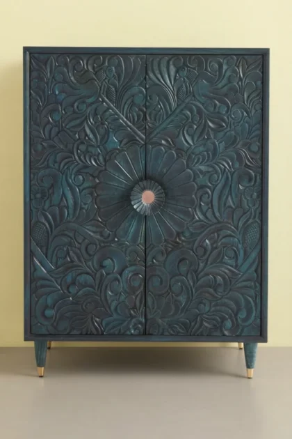 Handcarved Gulliver Armoire Indigo, buy handcarved gulliver armoire indigo, luxury handcarved gulliver armoire indigo, handcrafted handcarved gulliver armoire indigo, handcarved gulliver armoire gifthandcarved-gulliver-armoire-indigo-armoire-wardrobe-01.webp