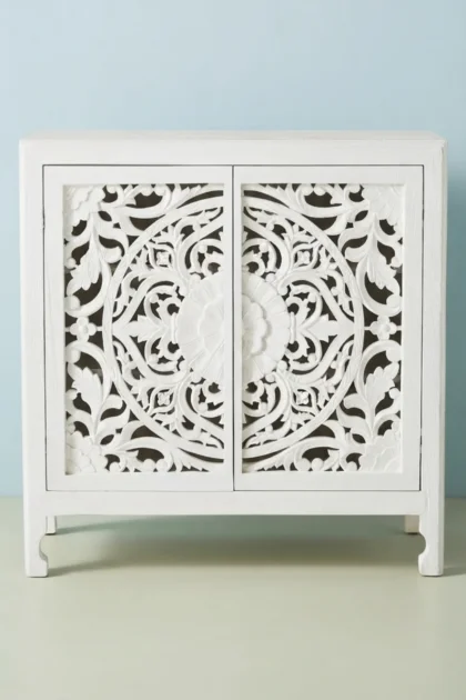 Handcarved Lombok Entryway Cabinet White, buy handcarved lombok entryway cabinet, luxury handcarved lombok entryway cabinet, handcrafted handcarved lombok entryway cabinet, handcarved lombok, lombokhandcarved-lombok-entryway-cabinet-white-chest-of-drawers-storage-cabinet-white-furniture-01.webp
