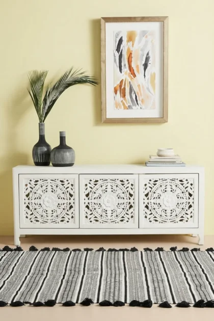 Handcarved Lombok Media Unit 3 Door White, buy handcarved lombok media unit, luxury handcarved lombok media unit, handcrafted handcarved lombok media unit, handmade handcarved lombok media unit, mediahandcarved-lombok-media-unit-3-door-white-white-furniture-01.webp