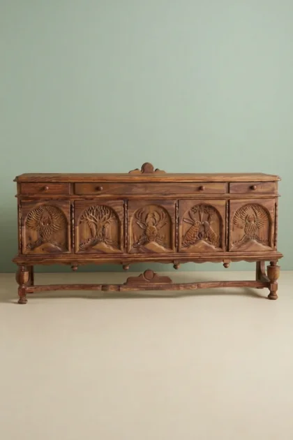 Handcarved Menagerie Buffet Natural Carved Wood Buffet, buy handcarved menagerie buffet natural, luxury handcarved menagerie buffet natural, handcrafted handcarved menagerie buffet natural, handcarvedhandcarved-menagerie-buffet-natural-carved-wood-buffet-buffet-cabinet-carved-furniture-carving-furniture-hand-carved-furniture-natural-wood-finish-sideboar-01.webp