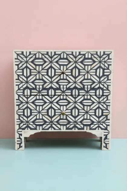 Hope Bone Inlay 2 Drawer Large Bedside Dark Grey, buy hope bone inlay drawer, luxury hope bone inlay drawer, handcrafted hope bone inlay drawer, handmade hope bone inlay drawer, hope bone inlay gifthope-bone-inlay-2-drawer-large-bedside-dark-grey-bedside-table-bone-inlay-furniture-grey-furniture-handmade-bone-inlay-nightstand-01.webp