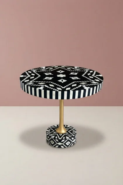 Ikat Bone Inlay Side & End Table Black, buy ikat bone inlay side, luxury ikat bone inlay side, handcrafted ikat bone inlay side, handmade ikat bone inlay side, ikat bone inlay side online, ikat boneikat-bone-inlay-side-end-table-black-black-furniture-bone-inlay-furniture-furniture-table-handmade-bone-inlay-01.webp