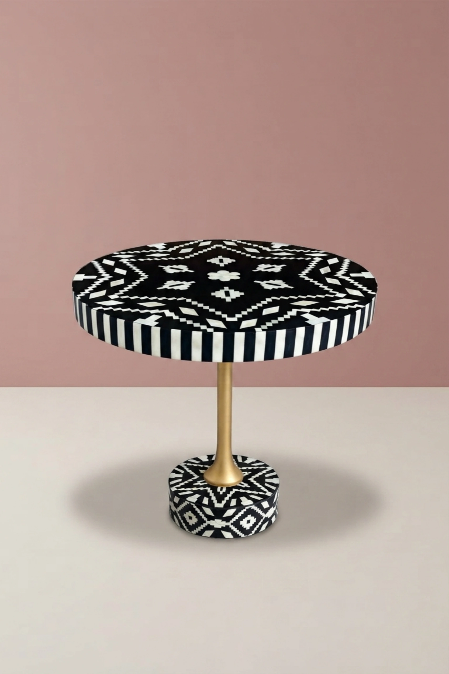 Ikat Bone Inlay Side & End Table Black, buy ikat bone inlay side, luxury ikat bone inlay side, handcrafted ikat bone inlay side, handmade ikat bone inlay side, ikat bone inlay side online, ikat boneikat-bone-inlay-side-end-table-black-black-furniture-bone-inlay-furniture-furniture-table-handmade-bone-inlay-01.webp