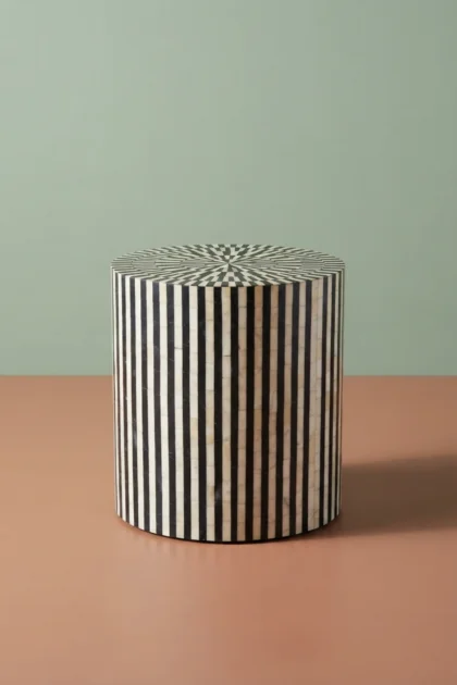 Illusion Bone Inlay Stripe Side Table Black, buy illusion bone inlay stripe, luxury illusion bone inlay stripe, handcrafted illusion bone inlay stripe, handmade illusion bone inlay stripe, bone inlayillusion-bone-inlay-stripe-side-table-black-black-furniture-bone-inlay-furniture-furniture-table-handmade-bone-inlay-striped-design-stripe-pattern-01.webp