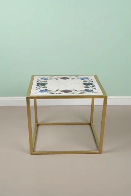 Italian Marble Side Table Floral Gemstone Inlay, buy italian marble side table, luxury italian marble side table, handcrafted italian marble side table, handmade italian marble side table, marble sideitalian-marble-side-table-floral-gemstone-inlay-floral-design-floral-pattern-flower-motif-furniture-table-gemstone-inlay-furniture-marble-furniture-marble-top-01.webp