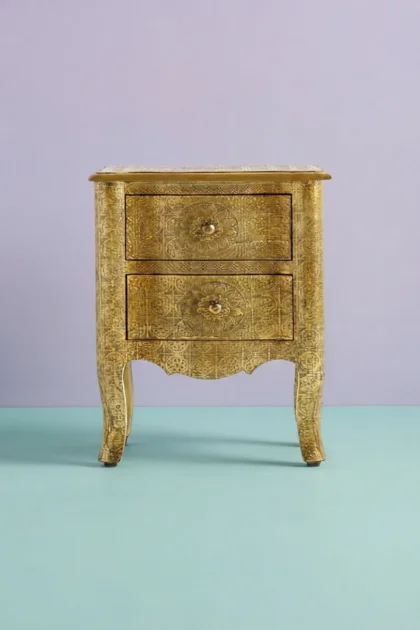 Jaden Antique Brass Embossed 2 Drawer Bedside, buy jaden antique brass embossed, luxury jaden antique brass embossed, handcrafted jaden antique brass embossed, handmade jaden antique brass embossedjaden-antique-brass-embossed-2-drawer-bedside-bedside-table-brass-furniture-metal-furniture-nightstand-01.webp