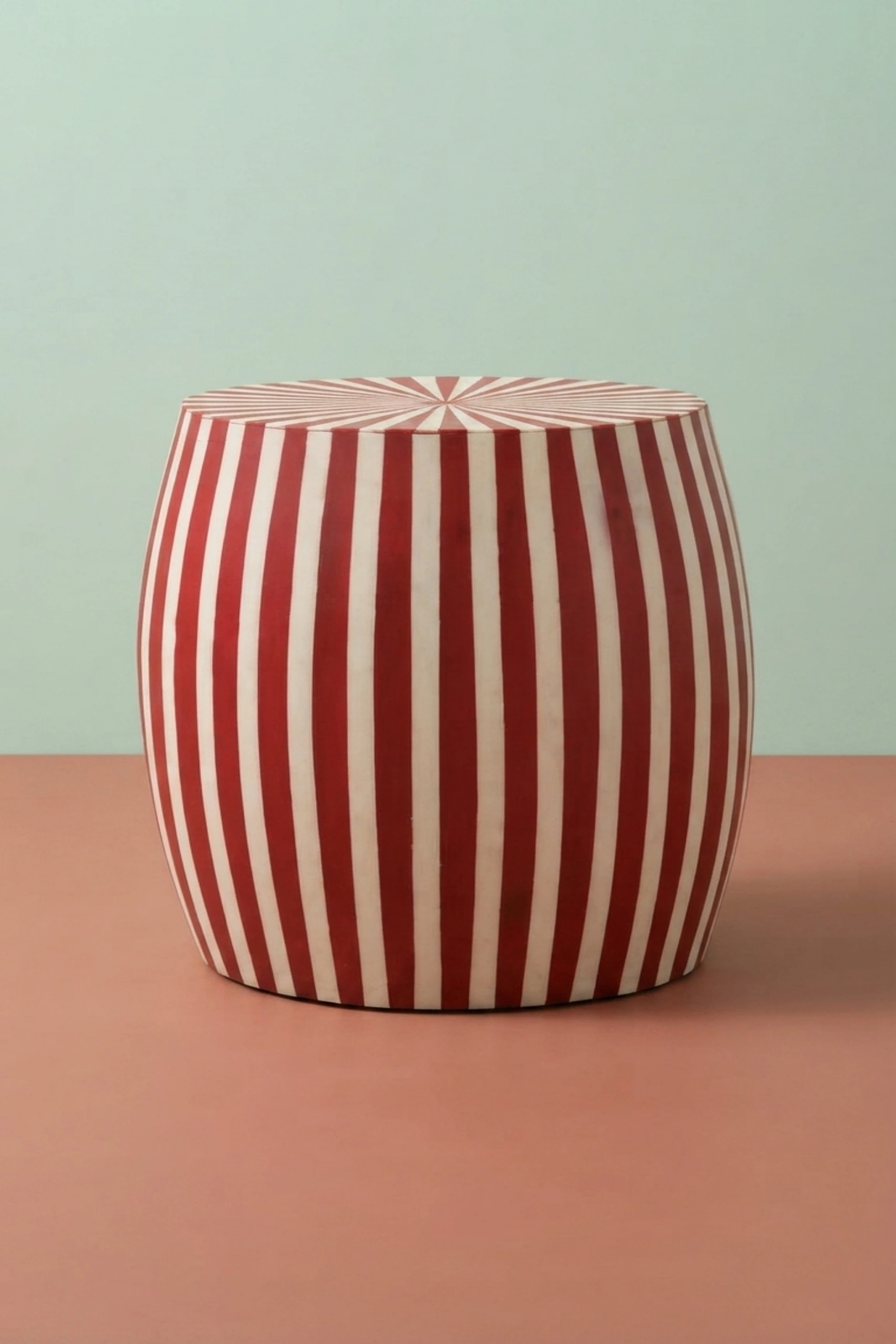 Jesse Bone Inlay Stripe Drum Side Table, buy jesse bone inlay stripe, luxury jesse bone inlay stripe, handcrafted jesse bone inlay stripe, handmade jesse bone inlay stripe, jesse bone inlay gift, bonejesse-bone-inlay-stripe-drum-side-table-bone-inlay-furniture-center-table-drum-table-furniture-table-handmade-bone-inlay-striped-design-stripe-pattern-01.webp