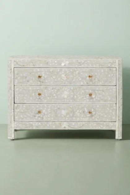 MOP Inlay Edge Floral Dresser Grey, buy mop inlay edge floral, luxury mop inlay edge floral, handcrafted mop inlay edge floral, handmade mop inlay edge floral, mop inlay edge floral online, mop inlaymop-inlay-edge-floral-dresser-grey-bedroom-storage-dresser-floral-design-floral-pattern-flower-motif-grey-furniture-mop-inlay-furniture-mother-of-pearl-inlay-01.webp