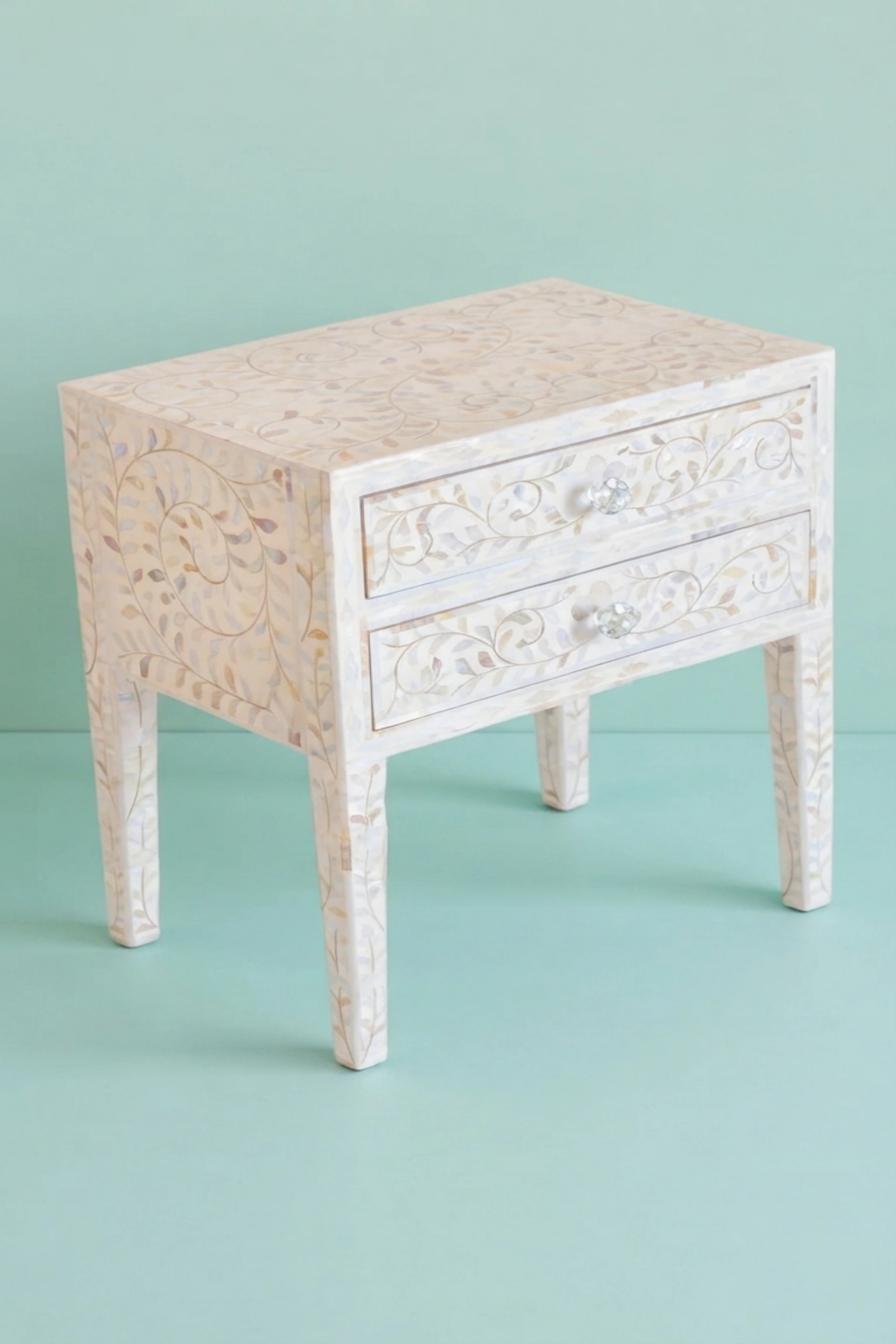mop-inlay-floral-2-drawer-bedside-long-leg-white-bedside-table-floral-design-floral-pattern-flower-motif-mop-inlay-furniture-mother-of-pearl-inlay-nightstand-02.webp