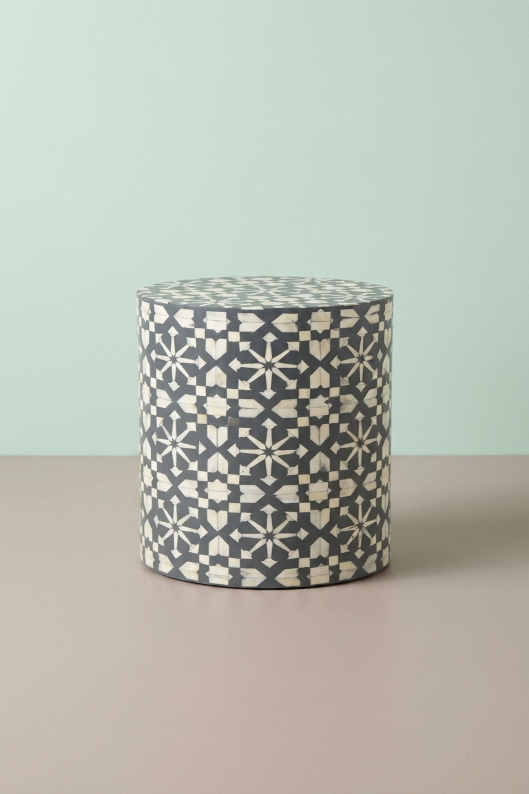 Moroccan Bone Inlay Round Side Table Black, buy moroccan bone inlay round, luxury moroccan bone inlay round, handcrafted moroccan bone inlay round, handmade moroccan bone inlay round, moroccan bonemoroccan-bone-inlay-round-side-table-black-black-furniture-bone-inlay-furniture-furniture-table-handmade-bone-inlay-moroccan-design-01.webp