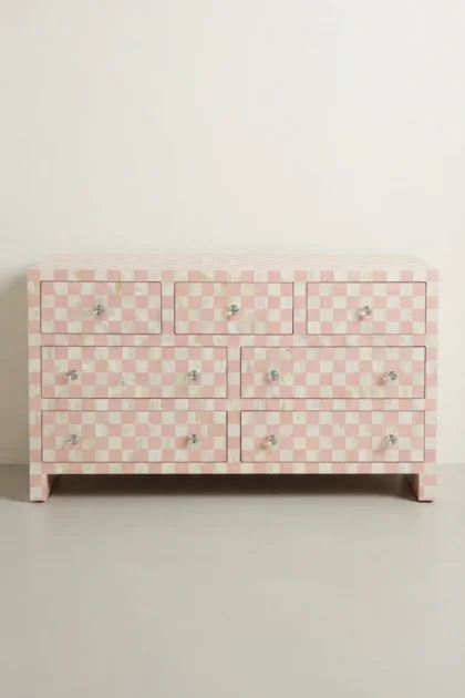 mother-of-pearl-inlay-7-drawer-checkerboard-dresser-pink-bedroom-storage-dresser-mop-inlay-furniture-mother-of-pearl-inlay-pink-furniture-01.webp