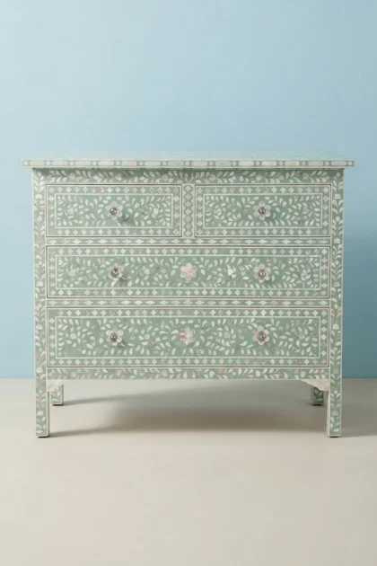 mother-of-pearl-inlay-floral-chest-of-four-drawers-mint-green-chest-of-drawers-drawers-cabinet-floral-design-floral-pattern-flower-motif-green-furni-01.webp