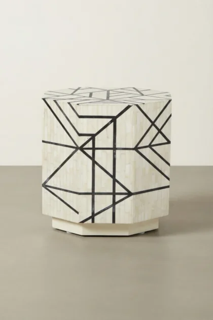 Nola Full Bone Inlay Side Table, buy nola full bone inlay, luxury nola full bone inlay, handcrafted nola full bone inlay, handmade nola full bone inlay, nola full bone inlay online, nola full, nolanola-full-bone-inlay-side-table-bone-inlay-furniture-furniture-table-handmade-bone-inlay-01.webp