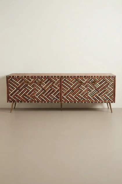 optical-teakwood-inlay-media-console-brown-brown-furniture-console-table-entryway-table-01.webp
