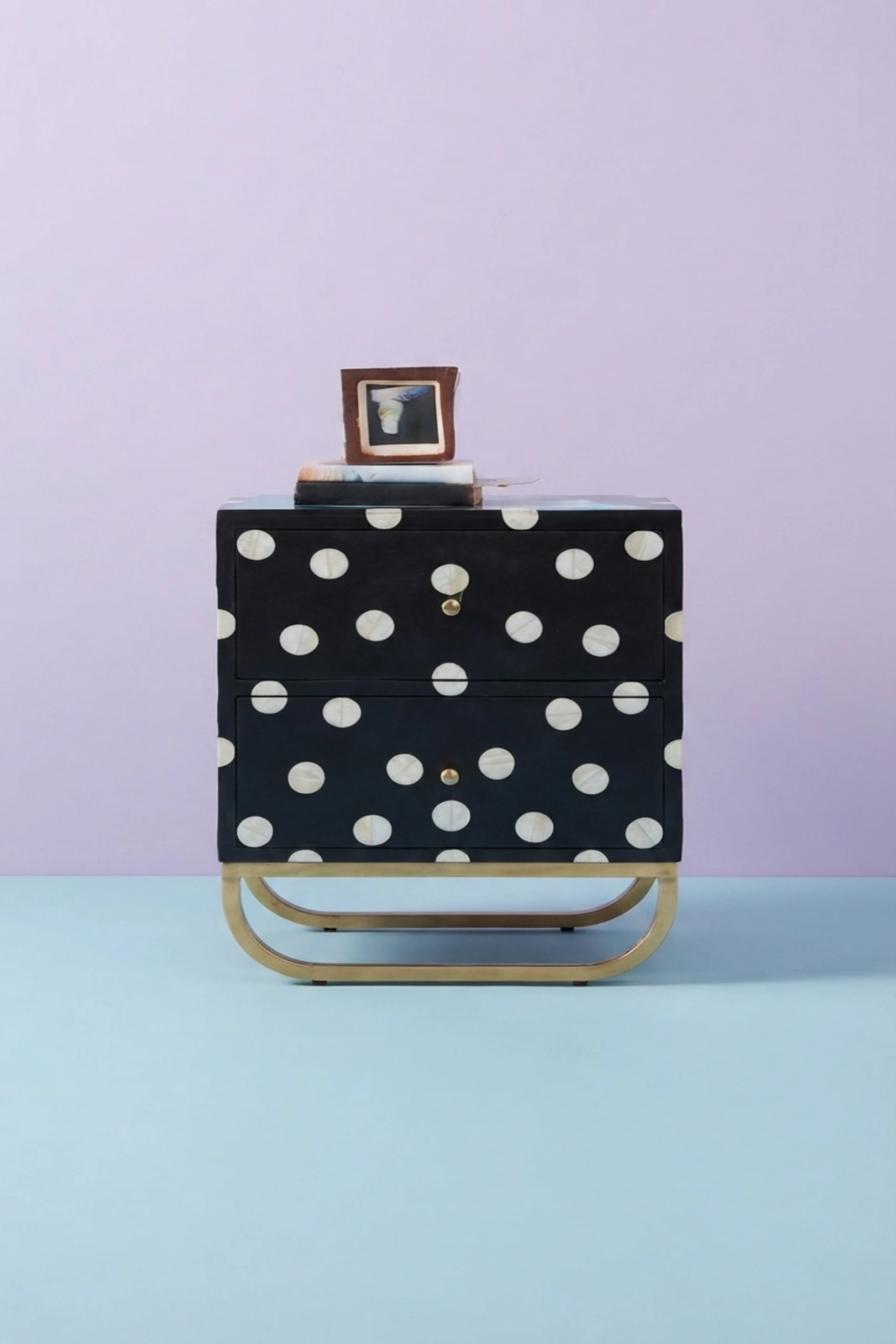Polka Dot Bone Inlay Bedside Black Table, buy polka dot bone inlay, luxury polka dot bone inlay, handcrafted polka dot bone inlay, handmade polka dot bone inlay, polka dot bone inlay online, polka dotpolka-dot-bone-inlay-bedside-black-table-bedside-table-black-furniture-bone-inlay-furniture-furniture-table-handmade-bone-inlay-nightstand-01.webp