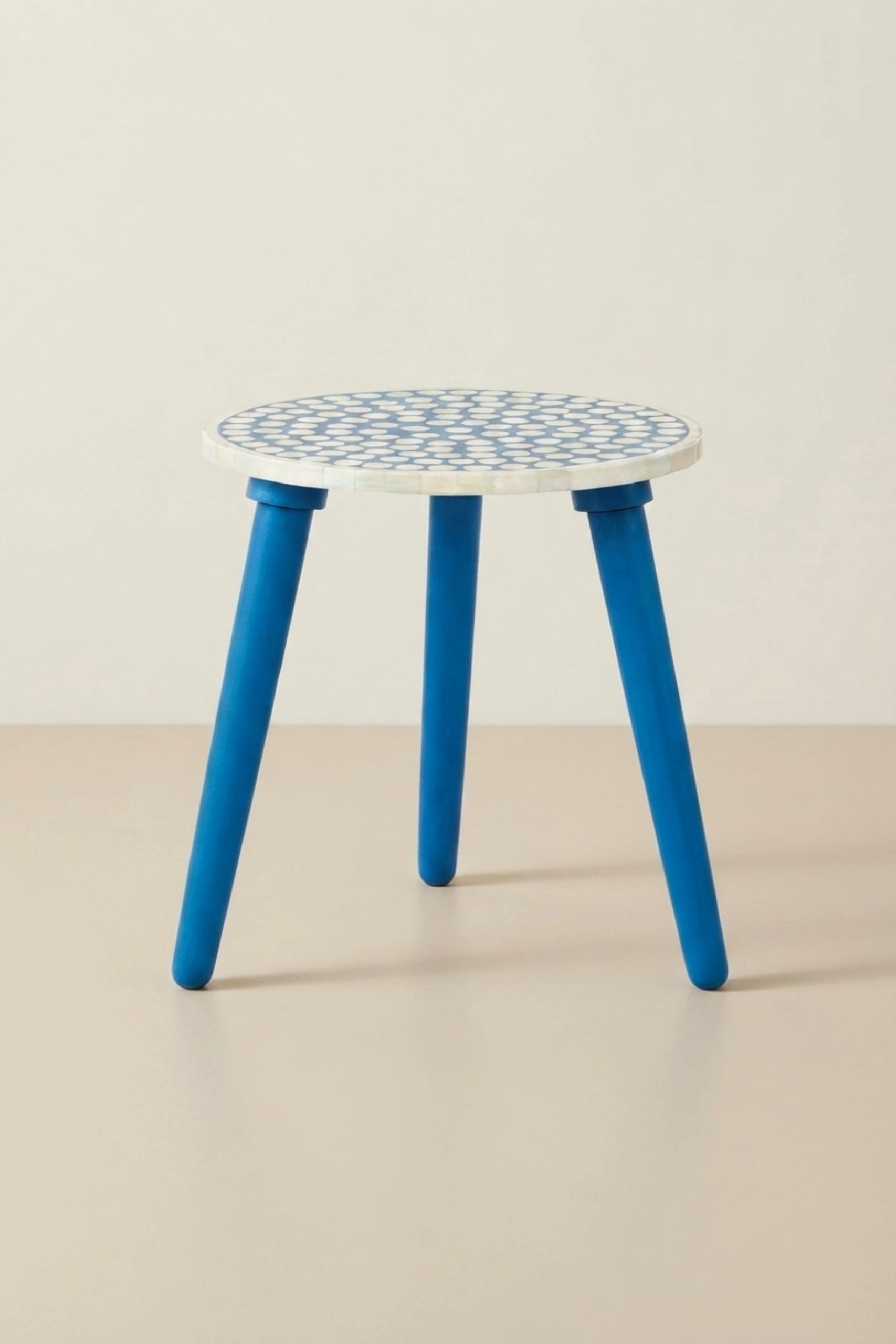 Polka Dot Bone Inlay Side Table Blue, buy polka dot bone inlay, luxury polka dot bone inlay, handcrafted polka dot bone inlay, handmade polka dot bone inlay, polka dot bone inlay online, polka dotpolka-dot-bone-inlay-side-table-blue-blue-furniture-bone-inlay-furniture-furniture-table-handmade-bone-inlay-01.webp